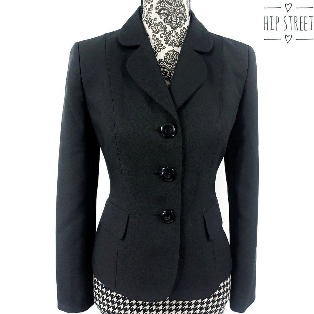KASPER 3 Button Poly Twill Blazer Jacket 2P
